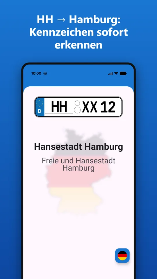 Suche nach einem Kennzeichen
